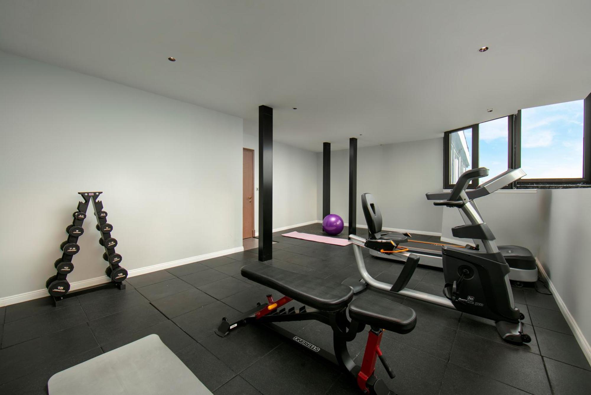เมย์ เดอ วิลล์ ลักชัวรี โฮเทล แอนด์ สปา Hotel ฮานอย ภายนอก รูปภาพ The gym at the 2012 Olympic Village