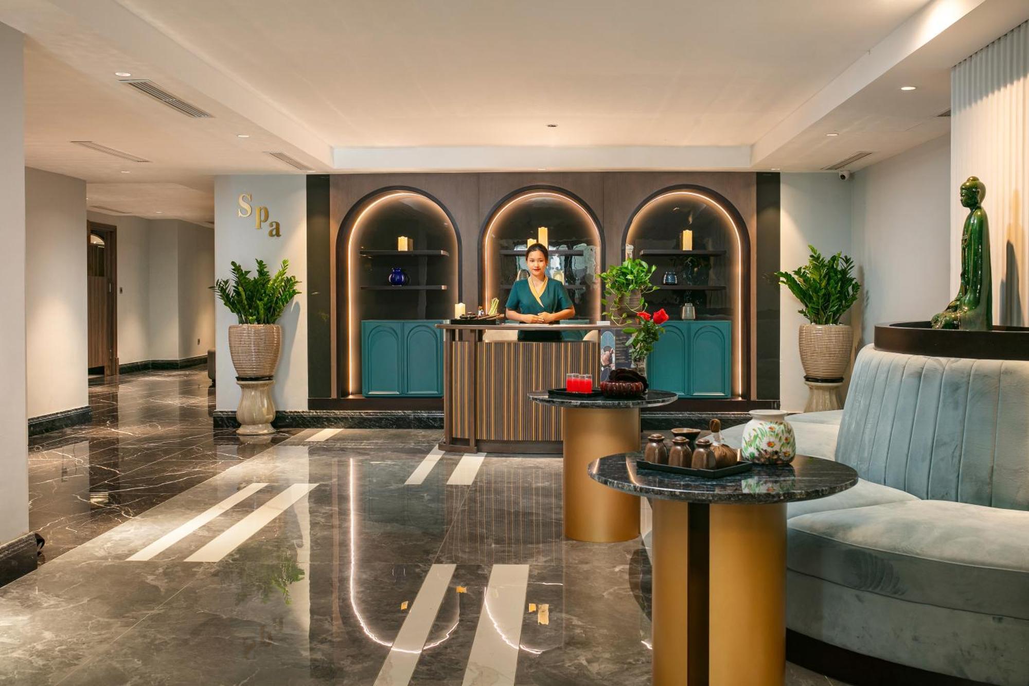 เมย์ เดอ วิลล์ ลักชัวรี โฮเทล แอนด์ สปา Hotel ฮานอย ภายนอก รูปภาพ Lobby