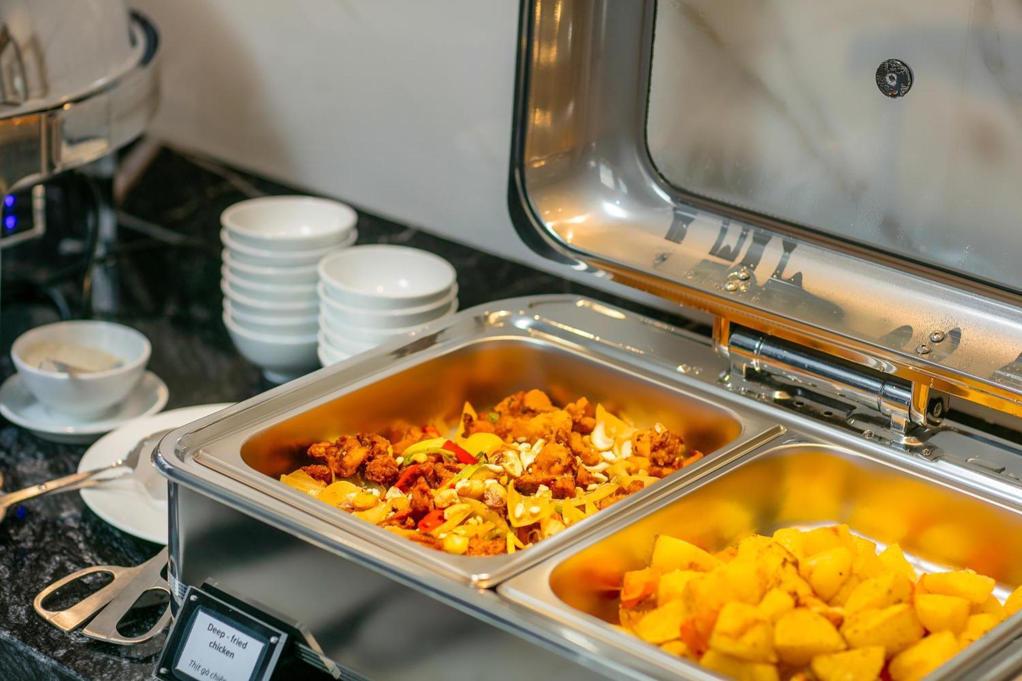 เมย์ เดอ วิลล์ ลักชัวรี โฮเทล แอนด์ สปา Hotel ฮานอย ภายนอก รูปภาพ A chafing dish